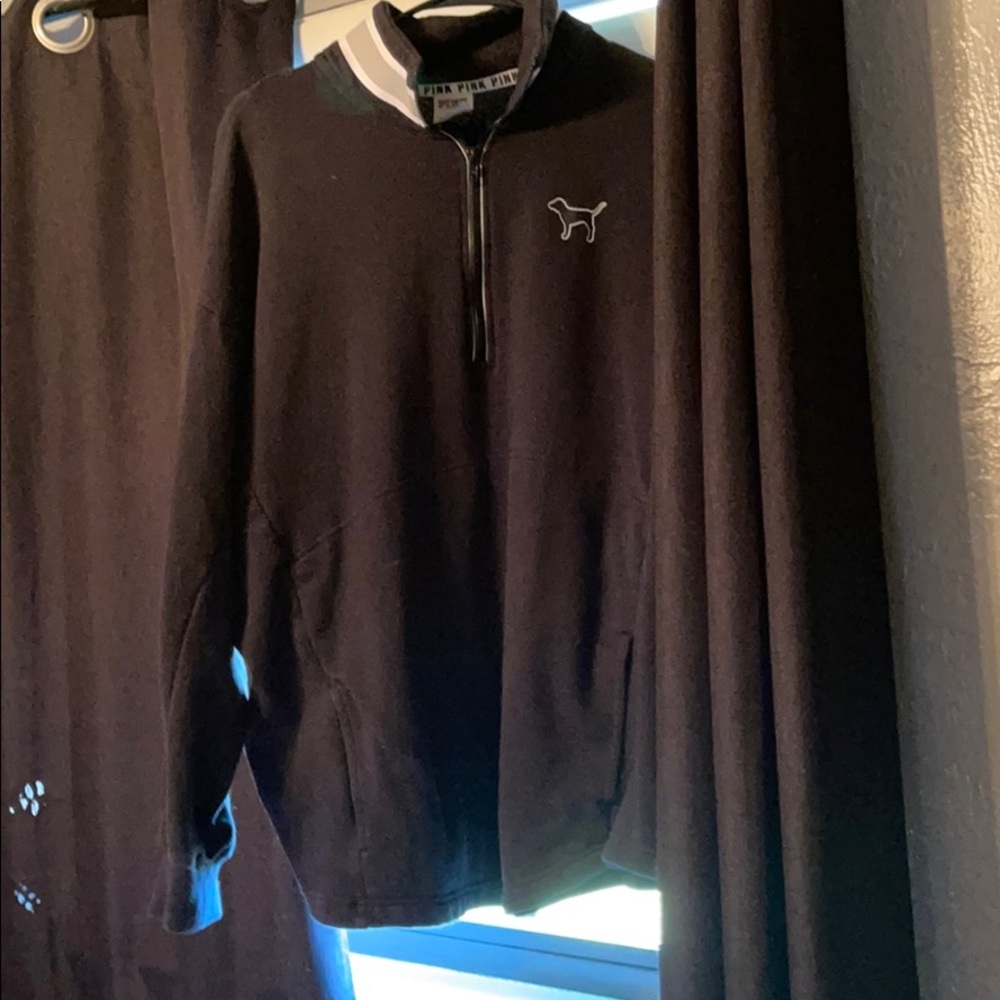 Black Quarter zip Victoria secret
